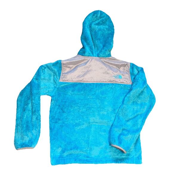 THE NORTH FACE Girls OSO Zip Hooded Turquoise Jacket Sweater-14/16 Youth - Picture 7 of 10